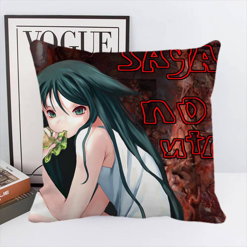 Horror Game S-Saya No Uta The Song Of Saya Pillow Case Square Pillow Bedroom Sofa Leisure Comfort Cushion Car Home Decoration