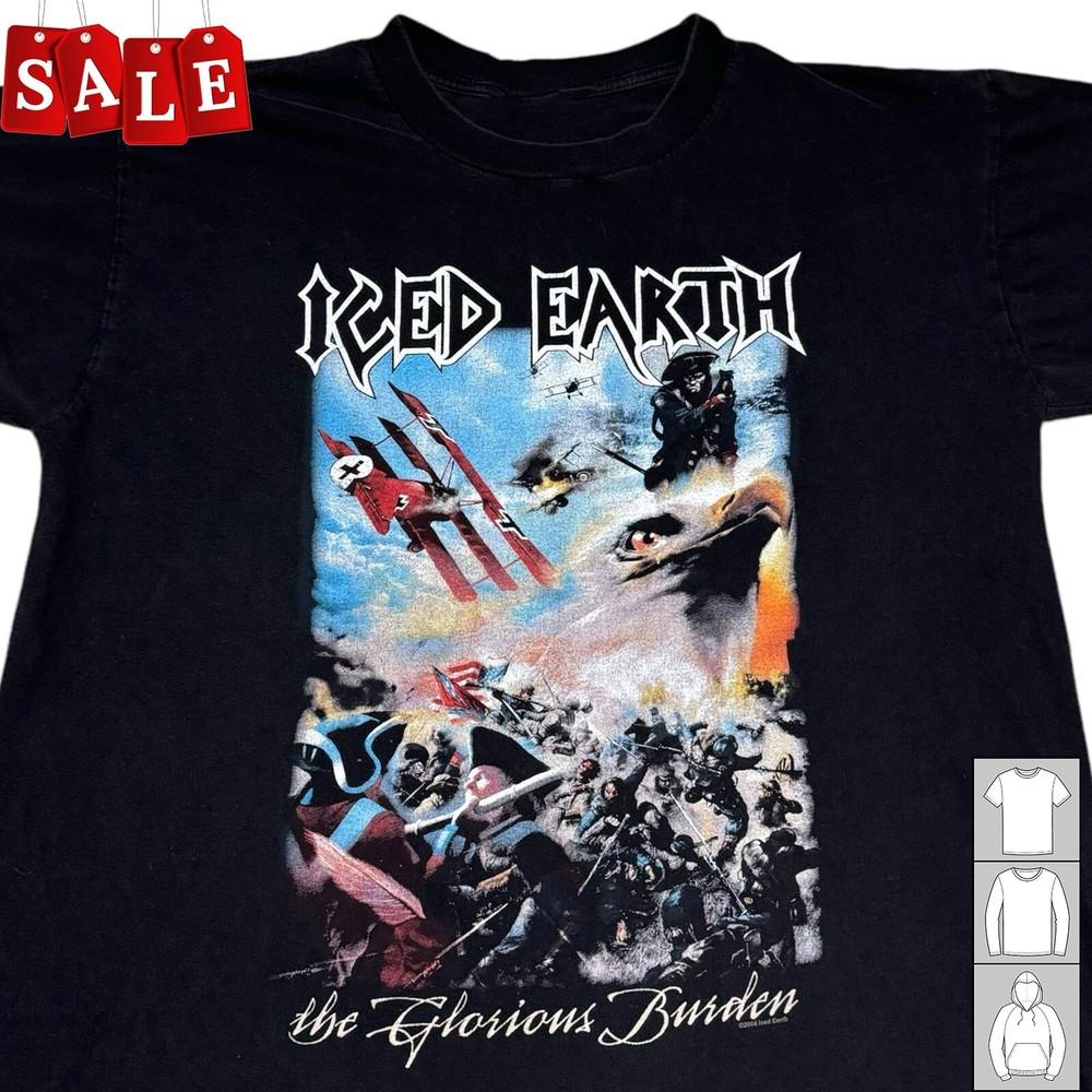 

New Popular Iced Earth Band Gift For Fans Men S-235XL Tee JM295 Unisex T-Shirt L