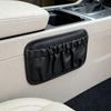 Auto PU-Leder Kleber Aufbewahrungstasche, Multifunktionale Kleber Aufbewahrungstasche, Auto Handy Tasche