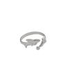 Dolphin Ring - Stainless Steel Open Ring - Simple Ring Jewelry