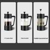 Thickened Glass Borosilicate Glass Coffee Pot Rust-Free Hand Punch Pot  Cafe Supplies