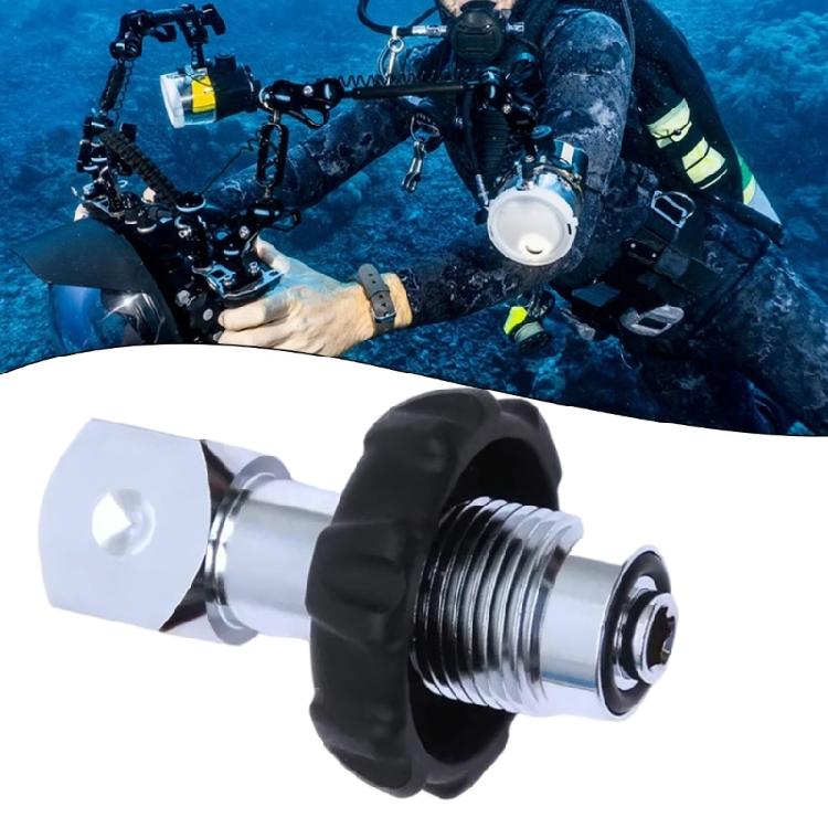 Scubas Diving Dives Din to Yokes Filler Adapter Tanks Filling Adaptor Valves Filling Replacement Tanks Tool Easy to Install