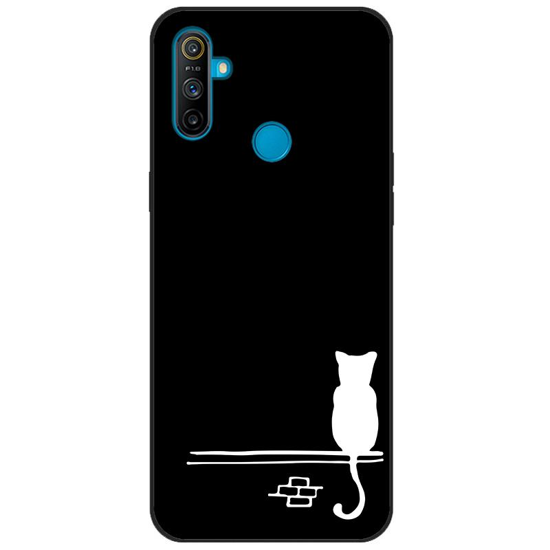 For Realme C3 Case Cover Soft Silicone TPU Patterned Back Cover For OPPO Realme C3 RMX2020 C 3 RealmeC3 Cartoon Phone Case Funda