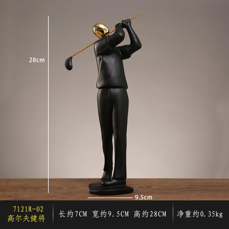 Home Character Ornaments Resin Situation Office Decorations Handicrafts Creative Love Sculpture Light Luxury Art Decoration