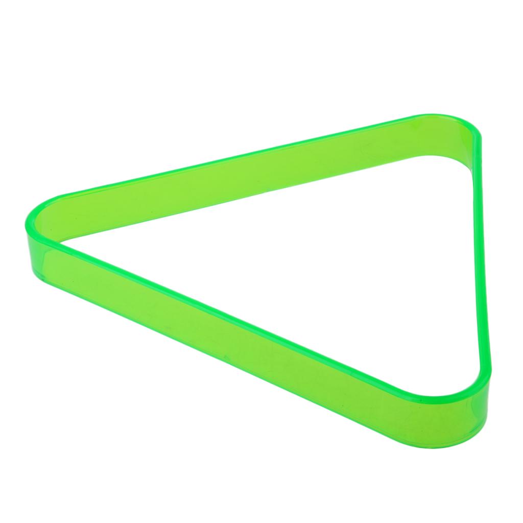 Heavy Duty Billiard / Pool Table Accessories: Rack, Plastic Triangle,