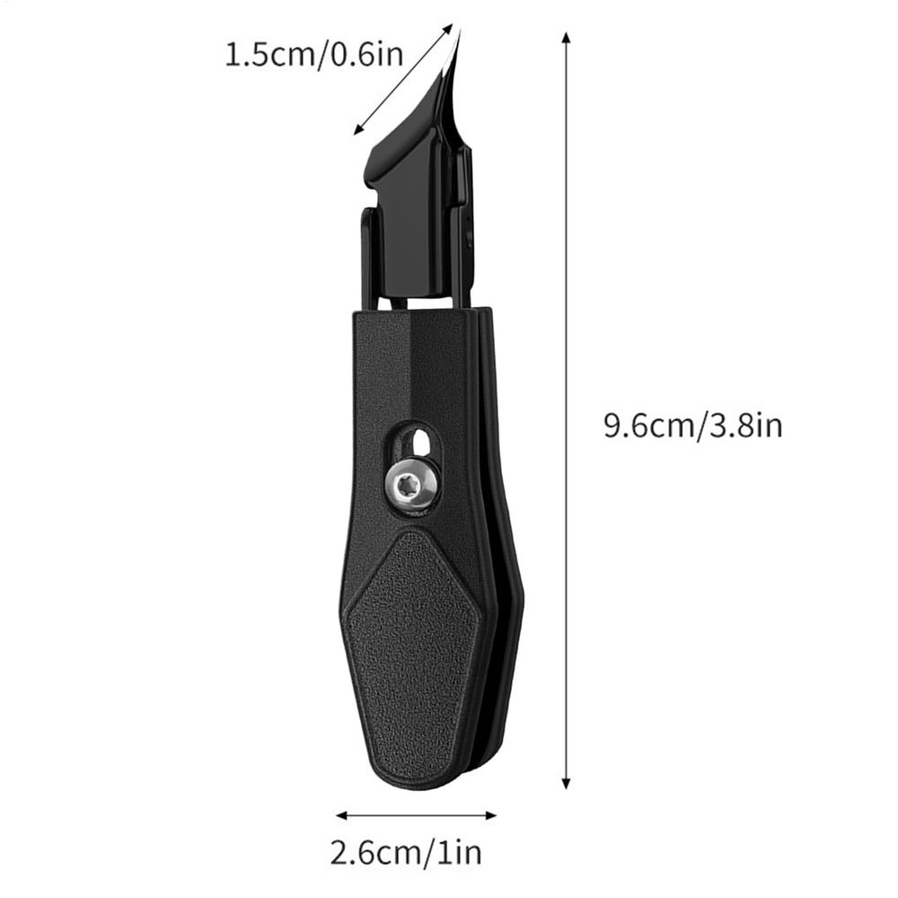 

Изогнутые кусачки для ногтей Диагональные кусачки для ногтей Прецизионные кусачки Средство для удаления Триммер Инструмент для ухода для пожилых людей Профессиональный Дорожный Домашний чёрный