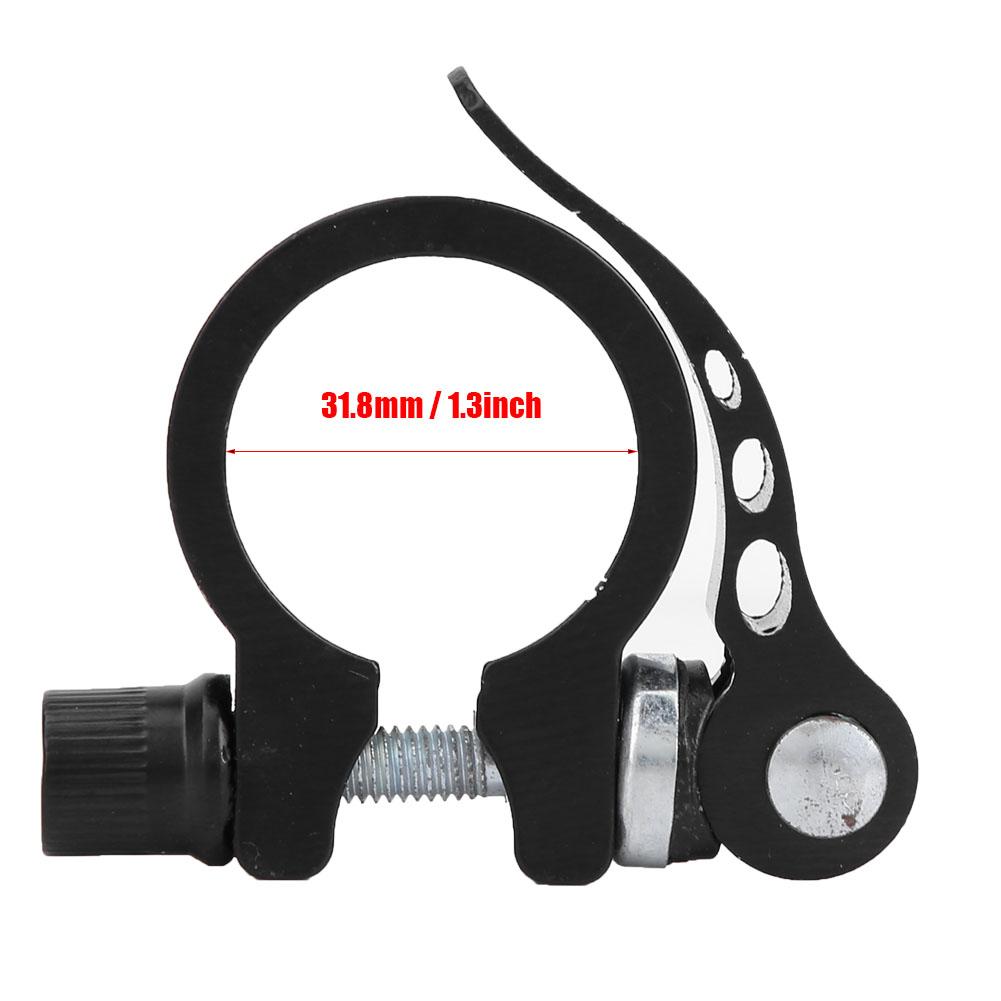 Clemă pentru tijă de șa din aliaj de aluminiu pentru bicicletă de drum cu eliberare rapidă(31.8mm)