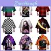Anime Demon Slayer Kimetsu No Yaiba Cosplay Losse Haori Kimono Gewaden Jas Bovenkleding Voor Prachtige Kostuumfeesten