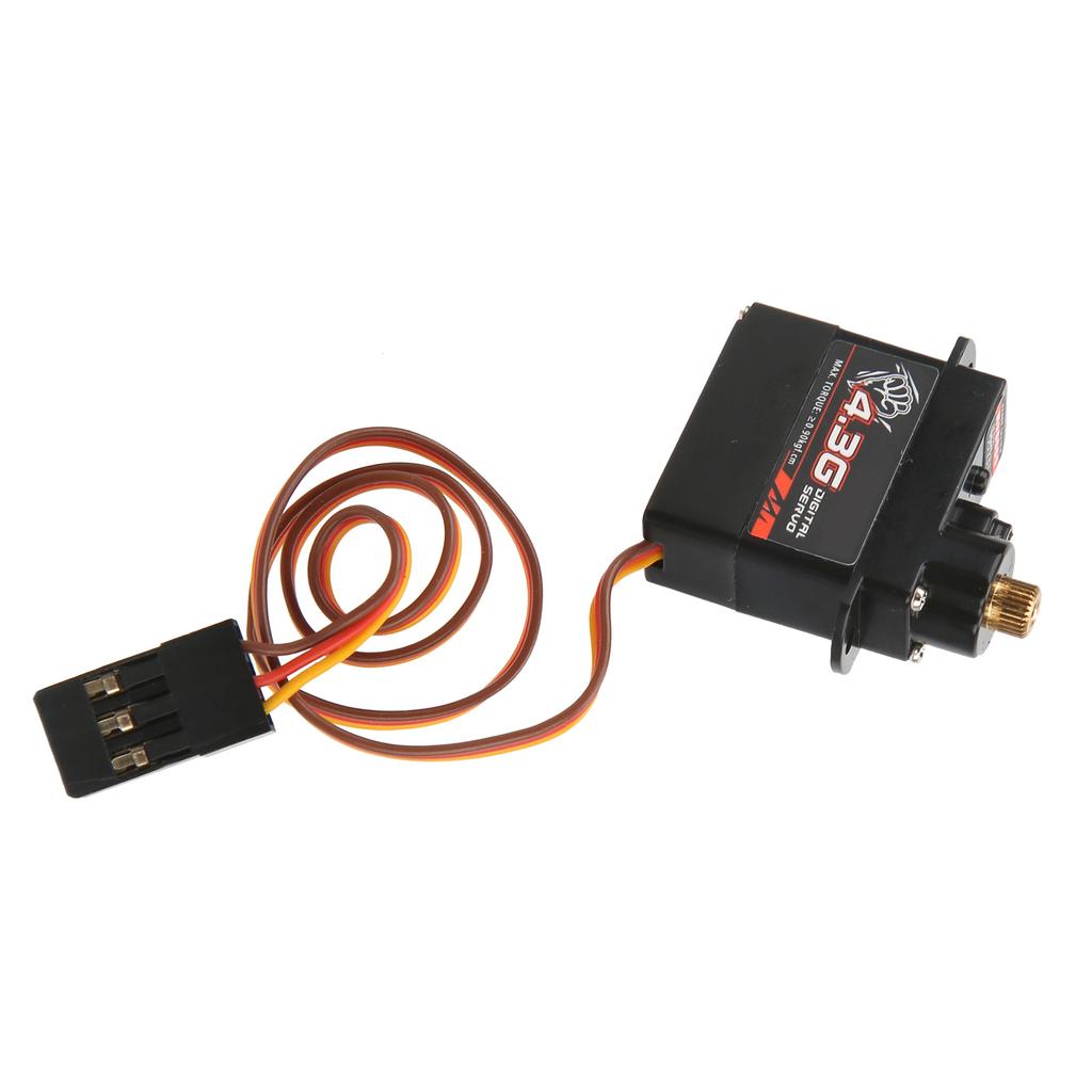 RC Digital Servo Set 4.3G Metal Gear Coreless Motor Servo for 124 RC Car Airplane FixedWing