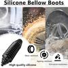 Steering Rack Boot Kit, Universal Steering Rack And Pinion Tie Rod Boots, Dustproof Silicone Inner Tie Rod Boot Set With Rack And Pinion Bellow Cable