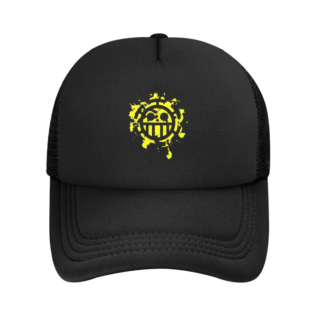 Mihawk Onepieces Flag Trucker Hat Unisex Sport Mesh Baseball Cap Polyester Adjustable Sports Cap