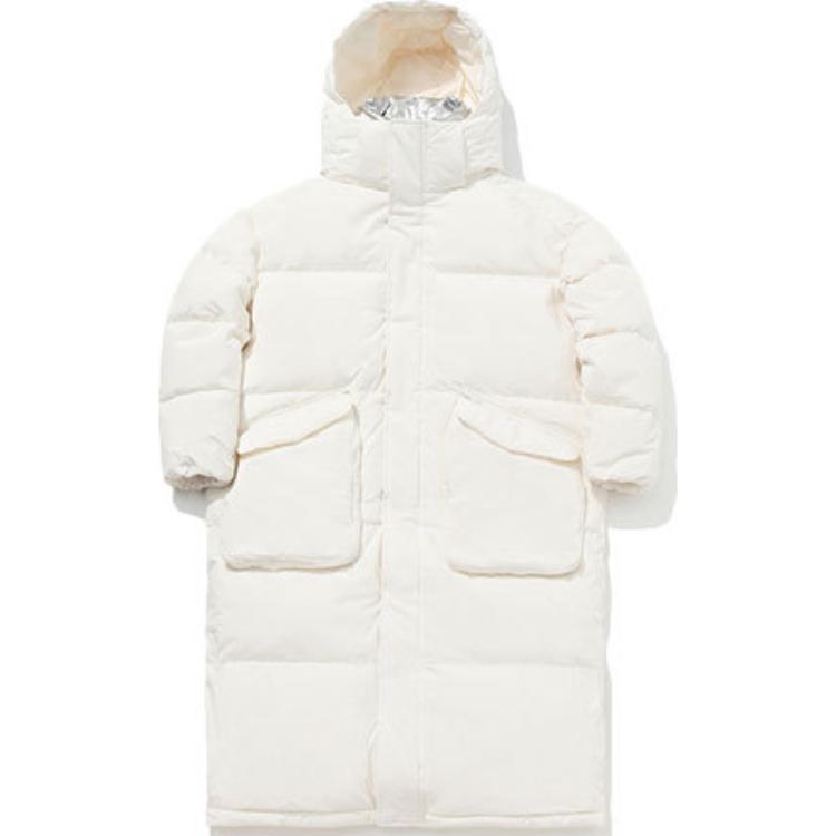 

Li Ning CF Su Series Silk Road Exploration Show Повседневная спортивная длинная теплая куртка с капюшоном для женщин Верхняя одежда Off-White AYMQ562-2 XXL