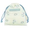 Marimo Craft SNOOPY Plush Drawstring Bag, White, Approx. W170 X H200mm (SPCQ-461)