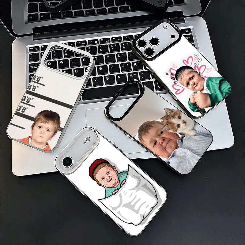 Lustige Babaite Hasbulla Weiche Handyhülle für iPhone 15 16 17 Pro Max 17Air 16E 14 Plus 13 12 Mini Stoßfeste Hülle Rückseite