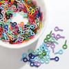 200pcs/100pcs Small Eyes Pins Nail Screw Tiny Mini Sheep Eyepins Hooks Clasp Eyelets for Charms Pendant Jewelry Making DIY