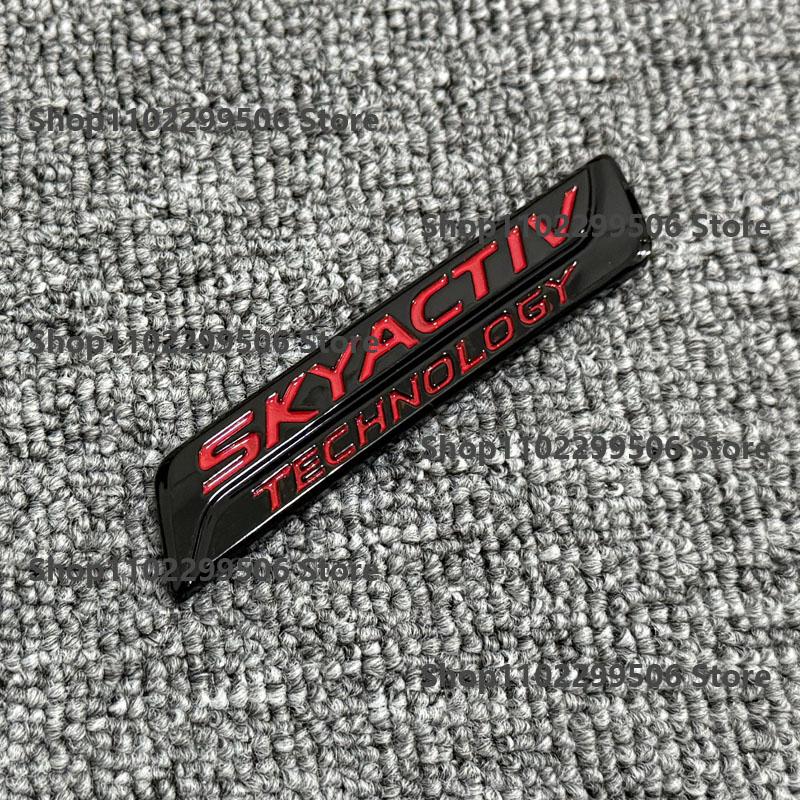 3D ABS Schwarz Buchstabe Heckklappe Heck Auto Emblem Abzeichen Aufkleber Dekoration Aufkleber Für Mazda 3 Mazda 6 Logo Modifizierte Zubehörteile