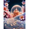 5D Diamond Painting Full Round Diamond Mosaic Fantasy House Diamond Embroidery Sale Landscape