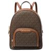 Michael Kors Zaino in Pelle con Stampa Logo Jaycee Zaino da Donna Marrone Oro 35T2G8TB1B-BROWN
