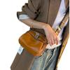 Leather Women's Bags, Small Bags, New High-end Textured Messenger Bags, Niche Versatile Mobile Phone Bags, Cowhide Shoulder Bags.