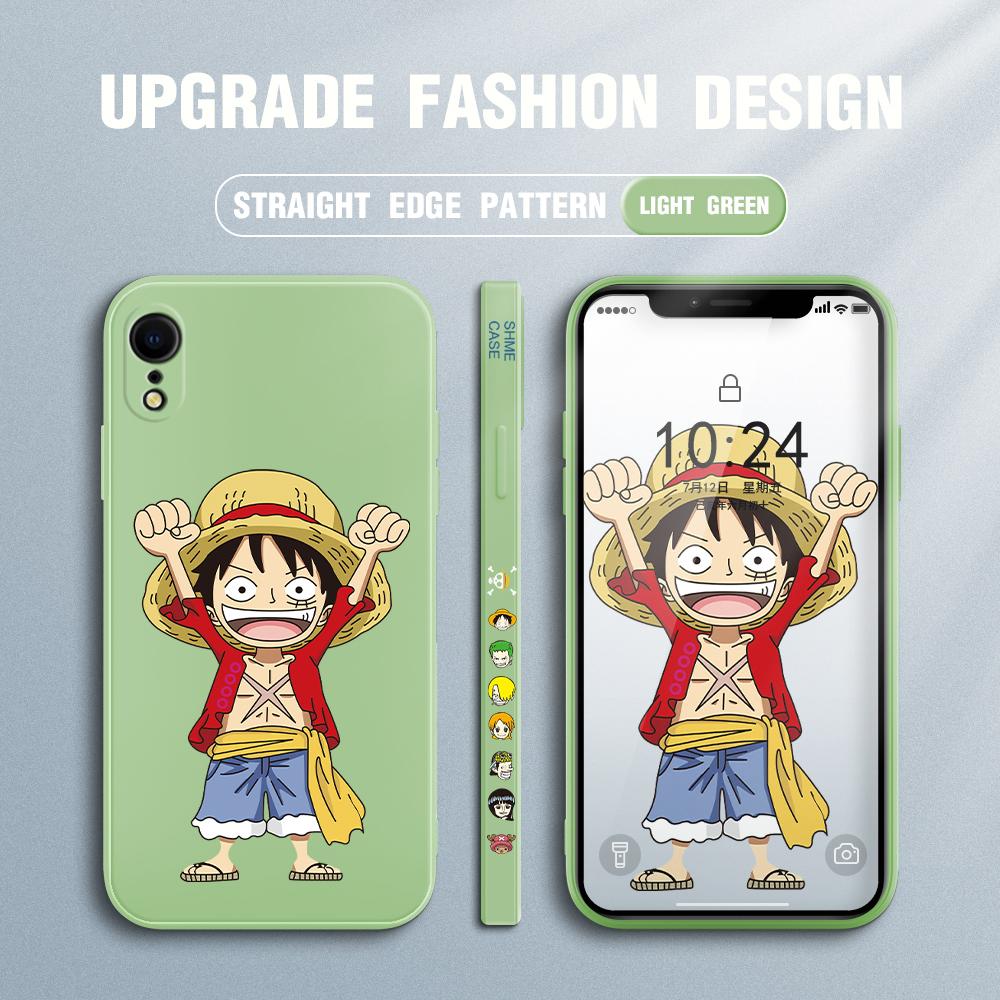 Populární pouzdro na telefon Anime Luffy pro Xiaomi Redmi POCO Mi 11 Lite 5G Note10 Pro Soft Full Protection Square Tekutý silikonový zadní kryt na mobil