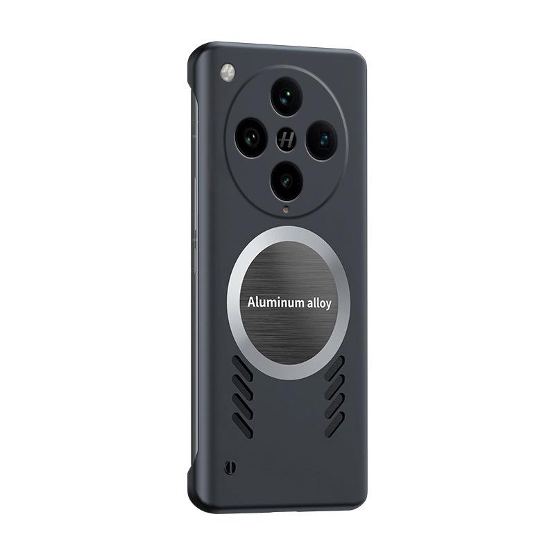 Applicable To OPPO FindX9Pro Borderless Cooling Mobile Phone Case FindX8Ultra Hard FindX7 Protective Case