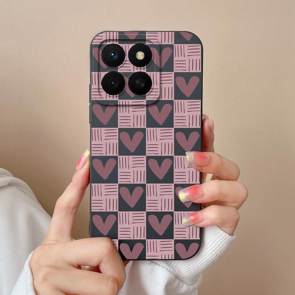 Hülle Für Huawei Honor X8c 7S 10i 20 20e 30 30S 50 50SE 60SE 70 Lite Pro Plus Hübsche Bunte Blume Flüssig Silikon Anti Rutsch Gehäuse Für Huawei Hülle