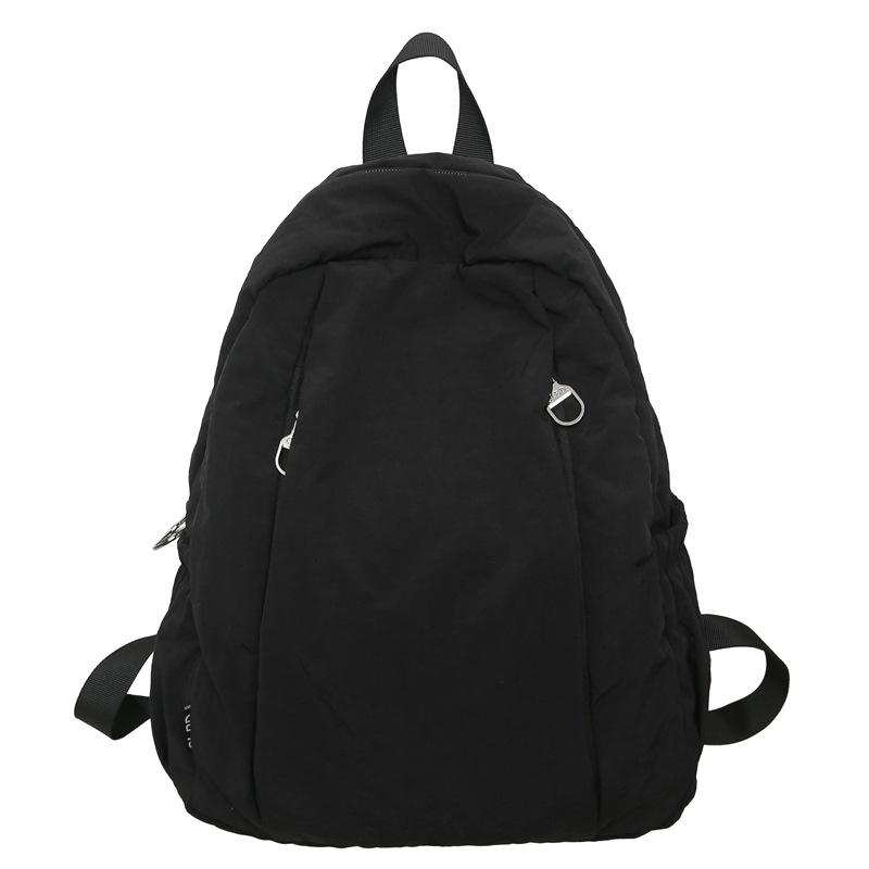 

TS JYL laptop bag,Outdoor Leisure Travel Backpack 2024 Simple Couple Nylon Forest Student One size fits all чёрный