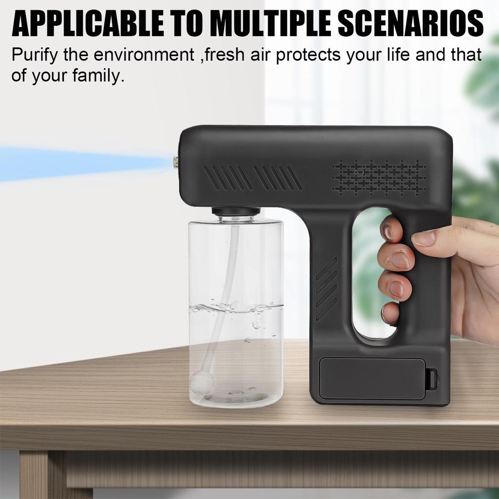 25W 500ML Portable Cordless USB Nano Sterilizer Guns Sprayer Disinfection Fogger Spray Machine Rechargeable