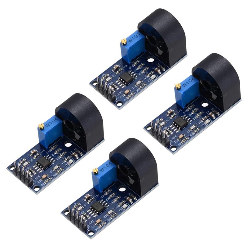A84E-ZMCT103C Current Sensor Module 4Pcs 5A AC Single Phase Active Analog Signal Output Current Transformer Module