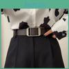 Stylish Korean Student Women's Belt With No Holes Versatile Vintage Design For Everyday Use