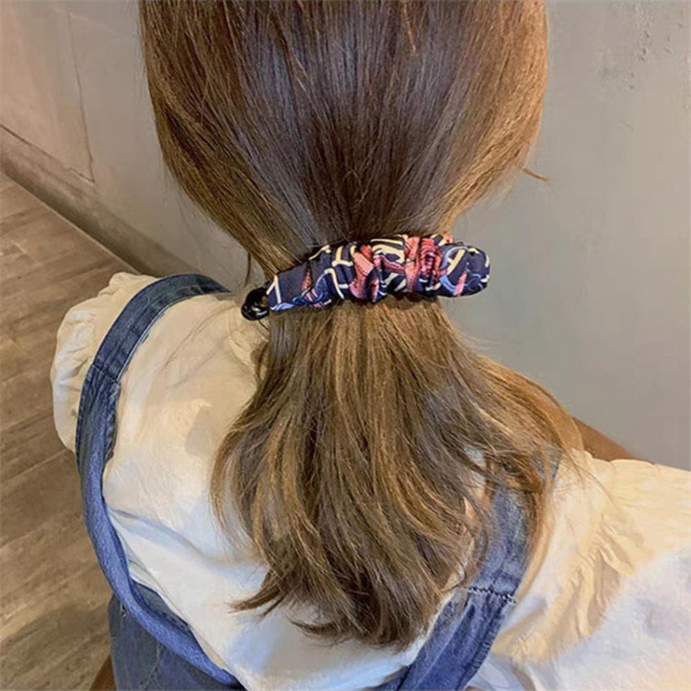 Headwear Crinkled Banana Clip Fabric Hair Wear New Vertical Clip  Female