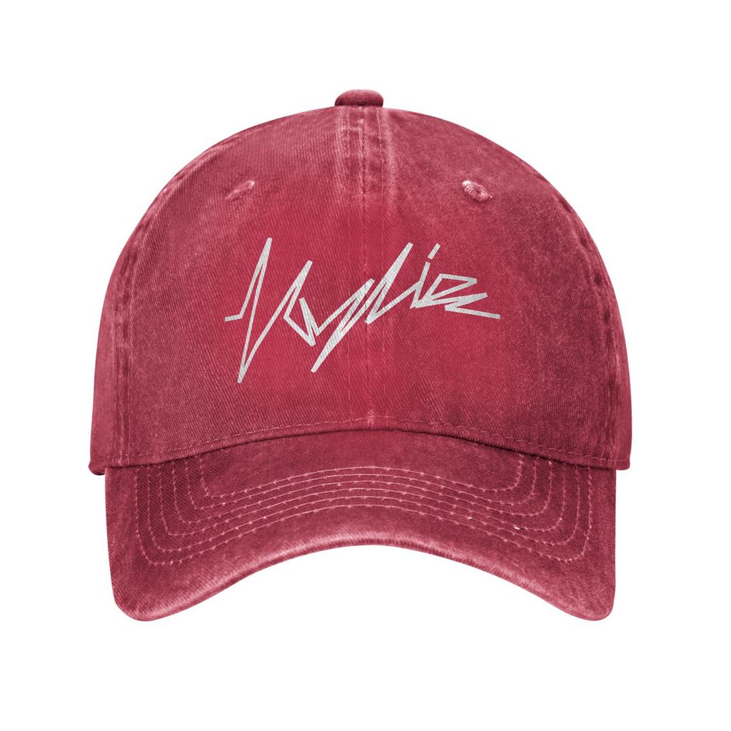 Kylie Minogue 2025 Tension Tour Unisex Style Baseball Cap Singer Music Distressed Washed Hats Cap Outdoor Workouts Gift Snapback