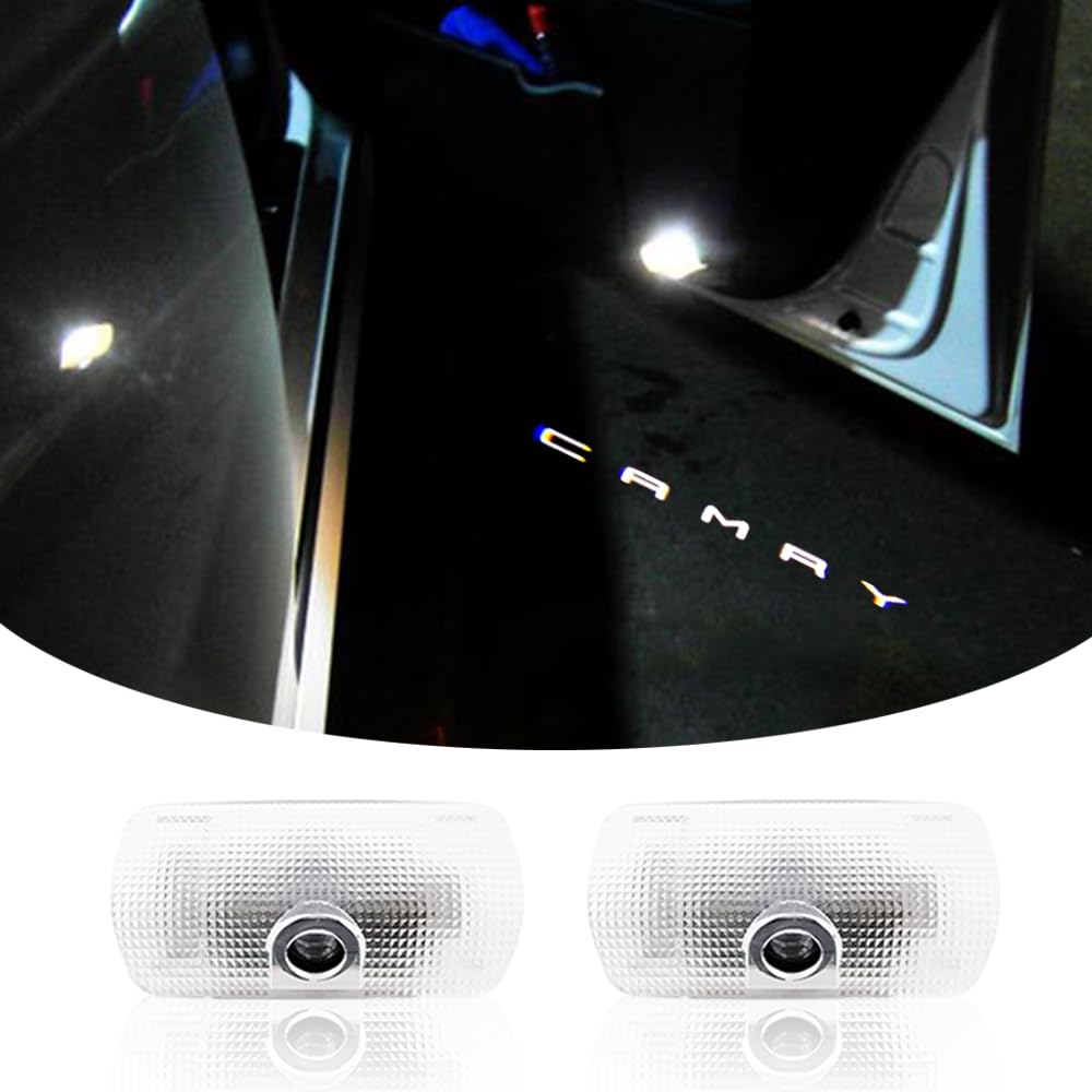 Toyota Door Welcome Laser Logo LED Logo Projection Set of Car Courtesy Compatible with Toyota 40 Series Camry Lights, Lights, HD, 2, Lights,