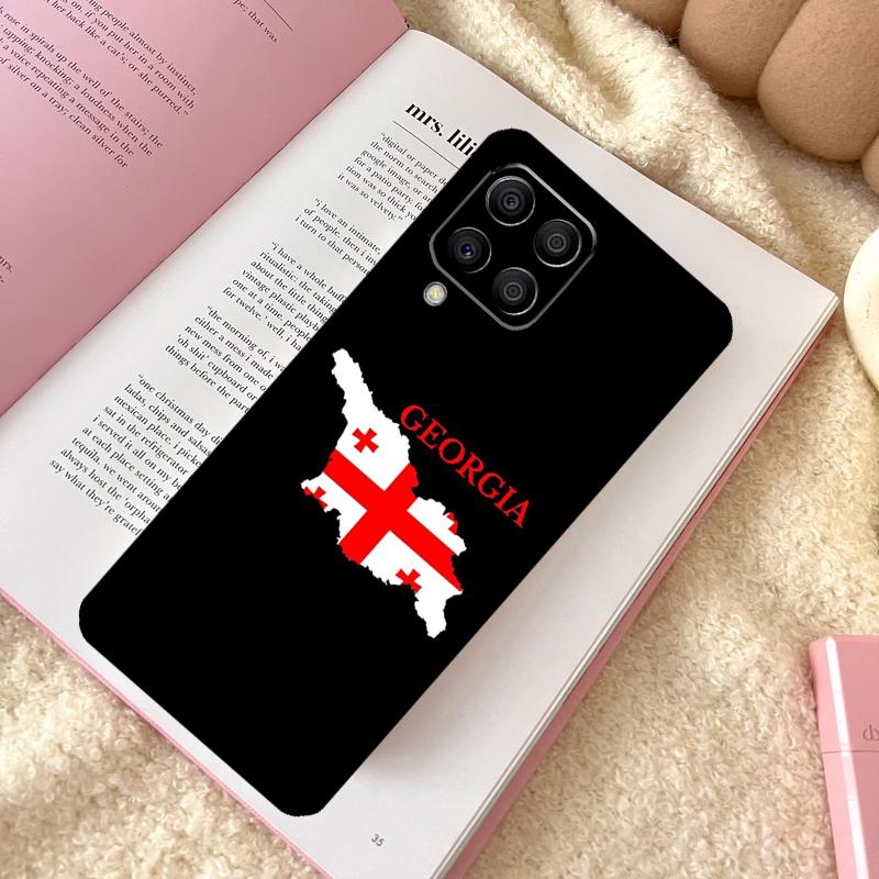 Georgia Flag Case For Samsung Galaxy M12 M14 M11 M13 M15 M06 M16 M36 M56 M31 M53 M32 M52 M35 M55 M34 M54