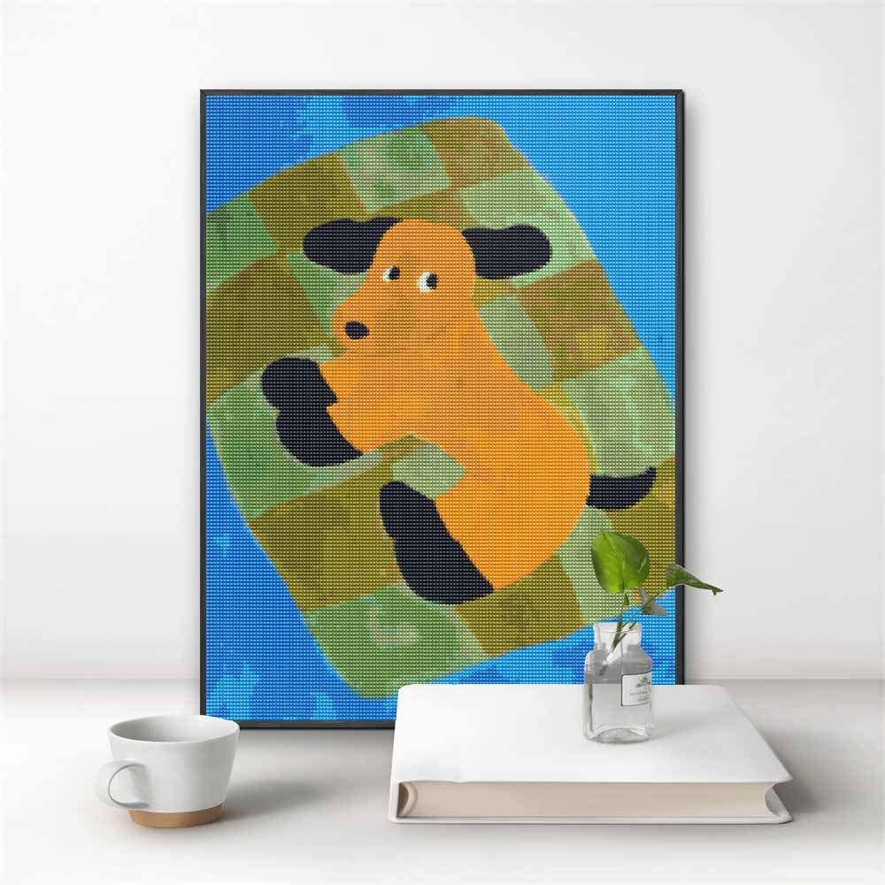 5D Diamond Painting Kits Cartoon Puppy Full Round Drill Crystal Rhinestone DIY Art Craft Home Wall Decor Decoration Gift