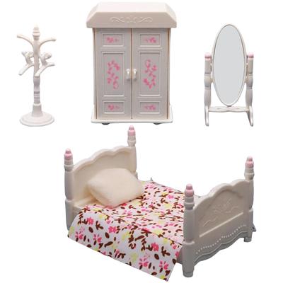 1 Set Desktop Miniatur Dekore Realistische Schlafzimmer Möbel Dekorative Möbel Dekore