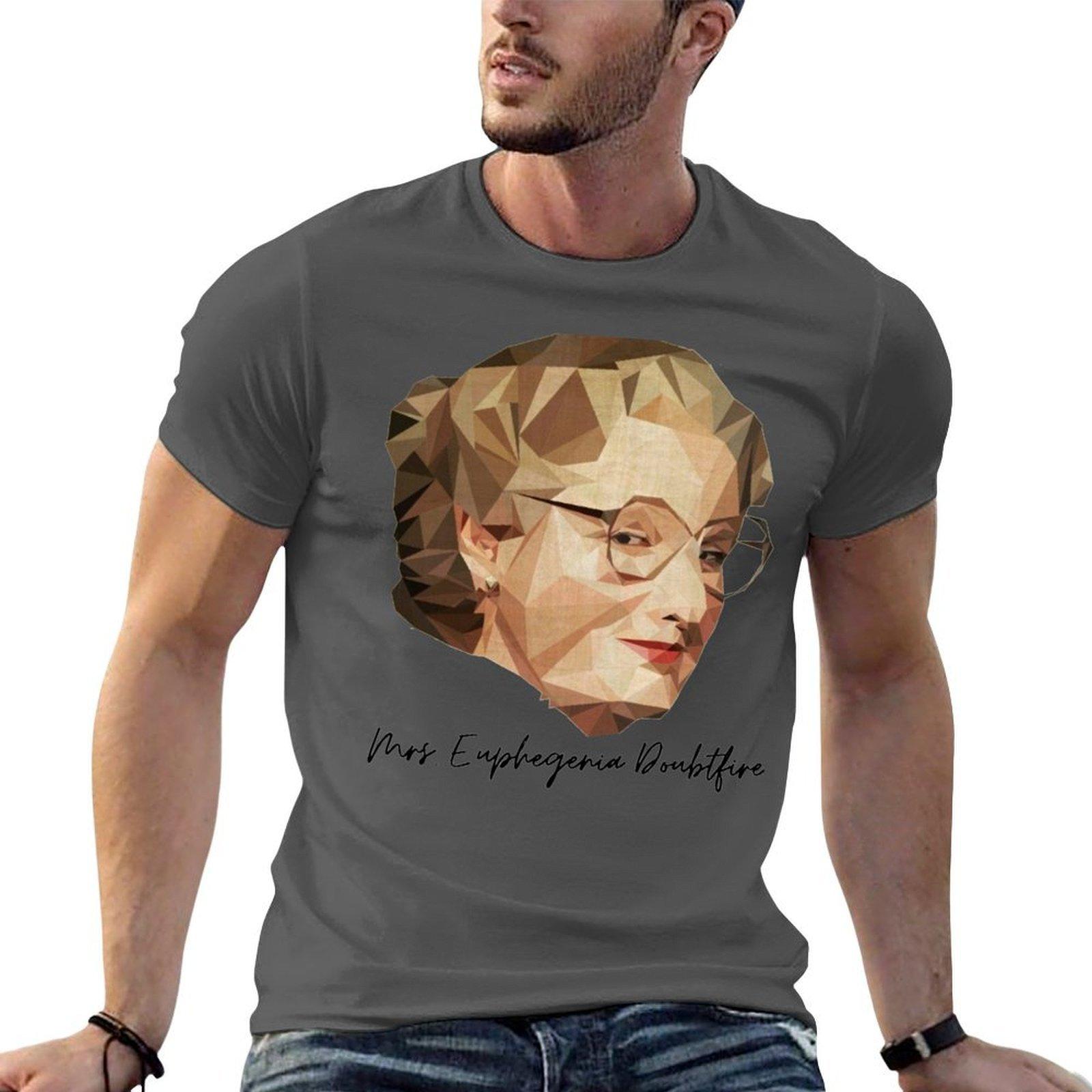 

Mrs Doubtfire Robin Williams TShirt man t shirt designer anime tshirt TShirt 4XL