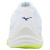 Mizuno Lightning Select Comfortable Fit Supportive Breathable Volleyball Shoes Unisex sneaker White Blue V1GA267039