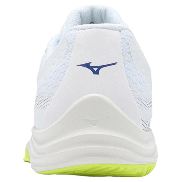Mizuno Lightning Select Comfortable Fit Supportive Breathable Volleyball Shoes Unisex sneaker White Blue V1GA267039