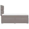 Box Spring Bed with Mattress Taupe 100 x 200 cm Fabric