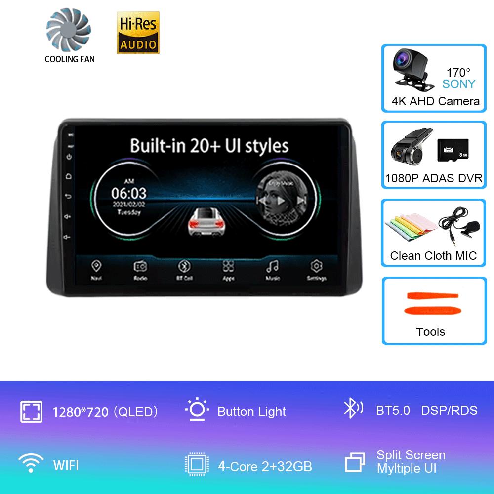 For Chrysler Town&Country 2011-2016 2 Din Android 14 Car Radio Video Player GPS Multimedia Stereo Head Unit Bluetooth5.0