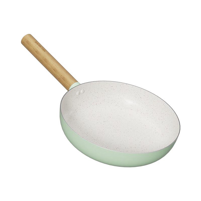 MeiLing Non-Stick Flat-Bottom Stir-Fry Pan