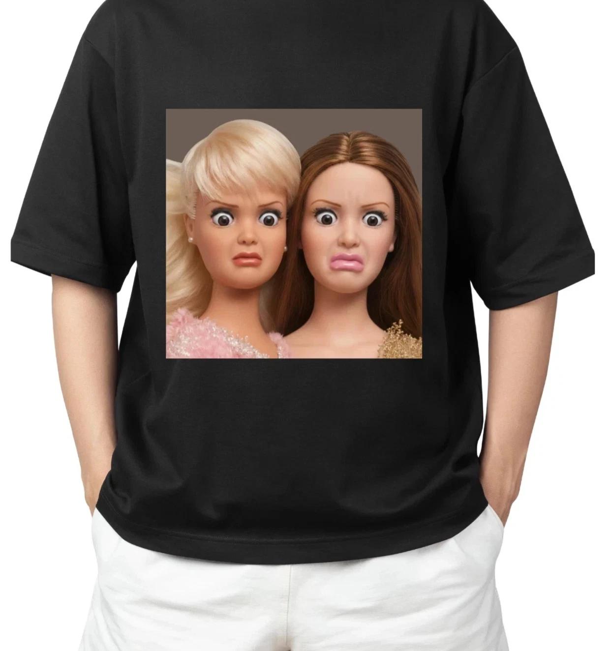 Funny Doll Face Meme Disgusting T shirt unisex T shirt 3XL
