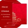 Chinese Style Soft Leather A5 Notebook - High-Quality Diary and Office Meeting Minutes Book