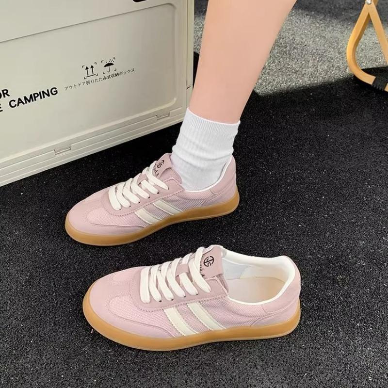 

Версия из коровьей кожи~ Летние сетчатые дышащие новые ретро универсальные нишевого дизайна спортивные и повседневные туфли 40 фиолетовый