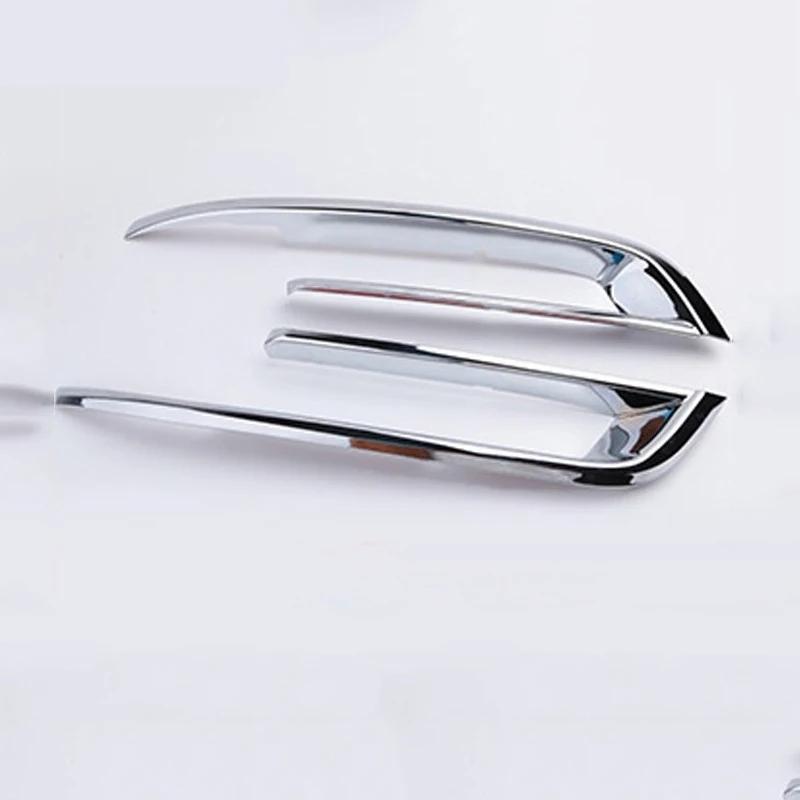 Accessories for BMW 5 Series F10 F18 Chrome Plated Car Styling Front Fog Lamp Frame Modification Head Fog Lamp Cover Decorative