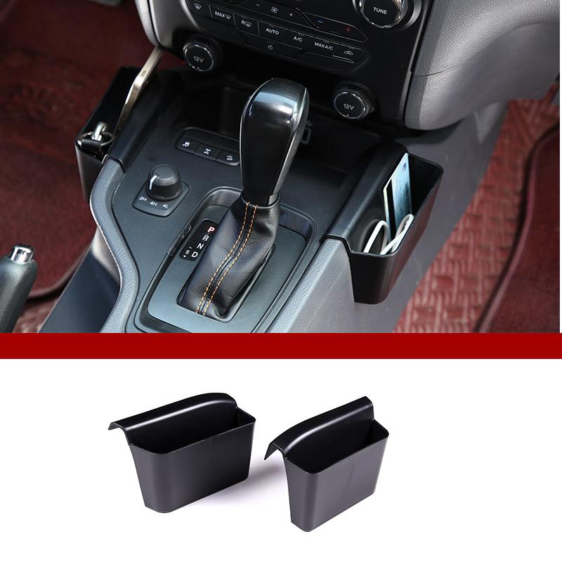 For Ford Ranger Wildtrak 2015- ABS Car Central Control Armrest Box Hidden Storage Box Privacy Storage Box Car Accessories Style B Black