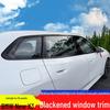 BMW X3 Car Window Trim Strips - Black Stainless Steel Modification Kit (Fits 25 Models)