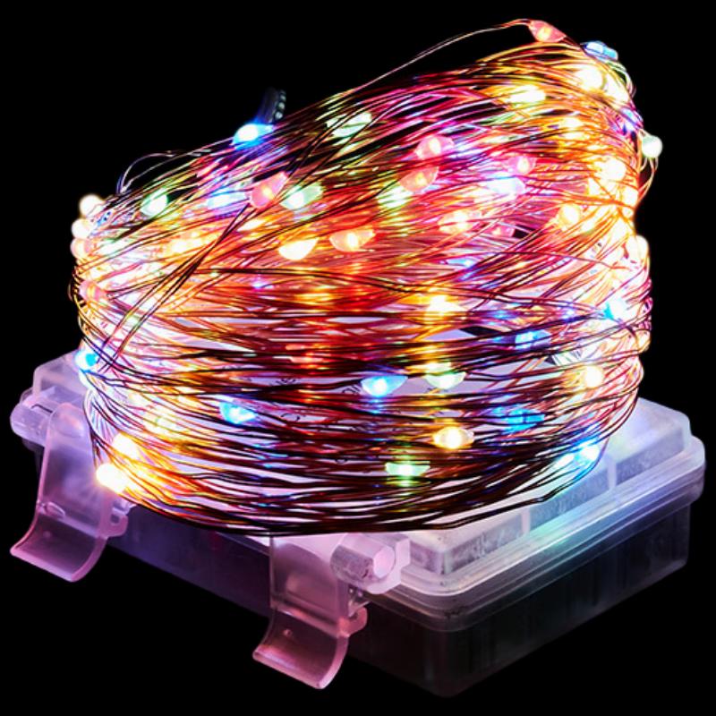 Jianixiong Remote LED Copper Wire String Lights