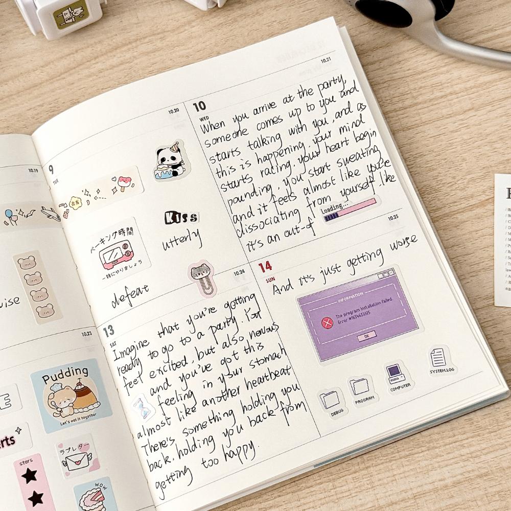Minimalist Student Study Diary Planner 2026 Journal Notebook Personal Development